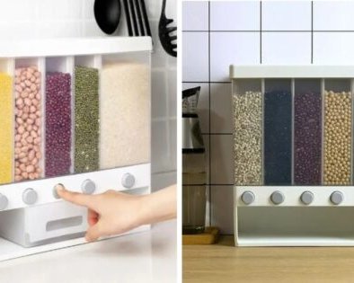 10 стильных контейнеров, которые помогут навести порядок на полках с крупами