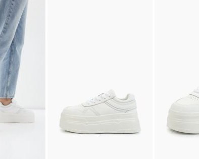Это нам надо: белые кеды на массивной платформе от Obba