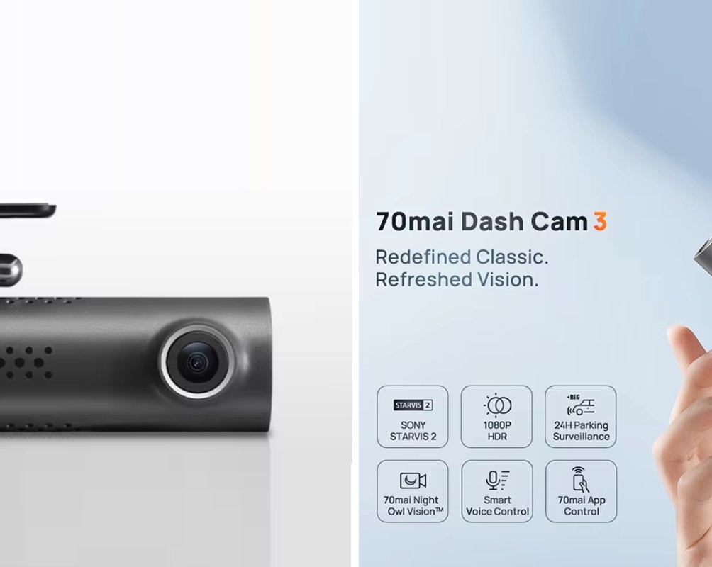 Надо брать: видеорегистратор 70mai Dash Cam 3 за 3 837 рублей