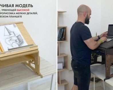 10 удобных компьютерных столов для работы стоя